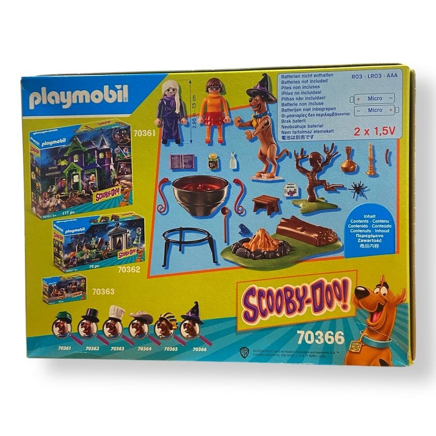 Playmobil Scooby-DOO! Adventure in The Witch’s Cauldron Playset Toys