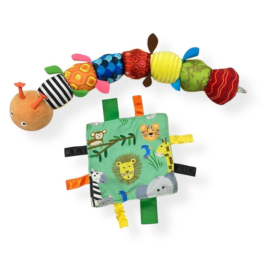 Plush Sensory Bundle with Caterpillar Toys