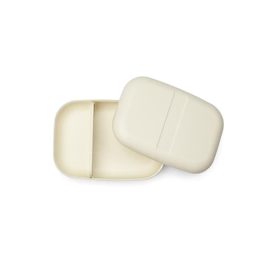 EKOBO USA - DS - Rectangular Bamboo Bento Box - Off White