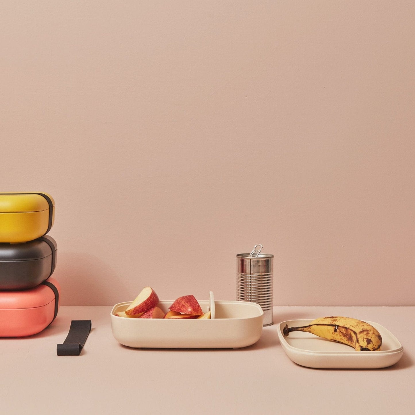 Rectangular Bento Lunch Box - Off White bento