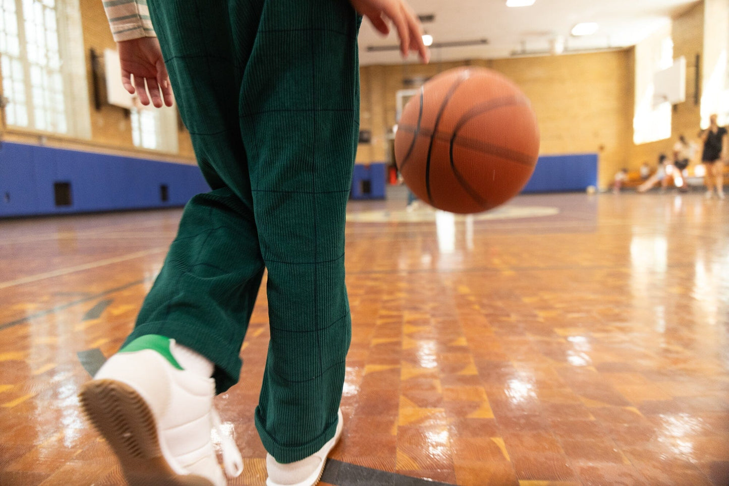 Recycled Cotton Evergreen Grid Corduroy Pant pants