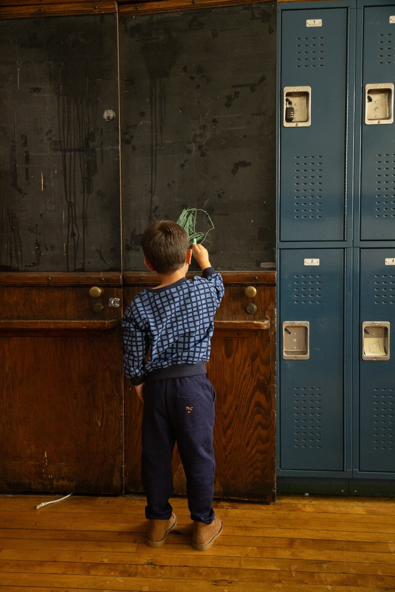 Recycled Cotton Navy Jogger Joggers