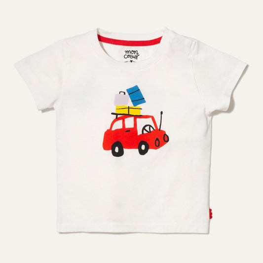 Recycled Cotton Roadtrip Baby T-Shirt Shirts/Tops