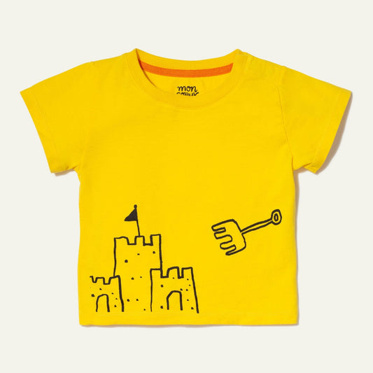 Recycled Cotton Sandcastle Baby T-Shirt Shirts/Tops