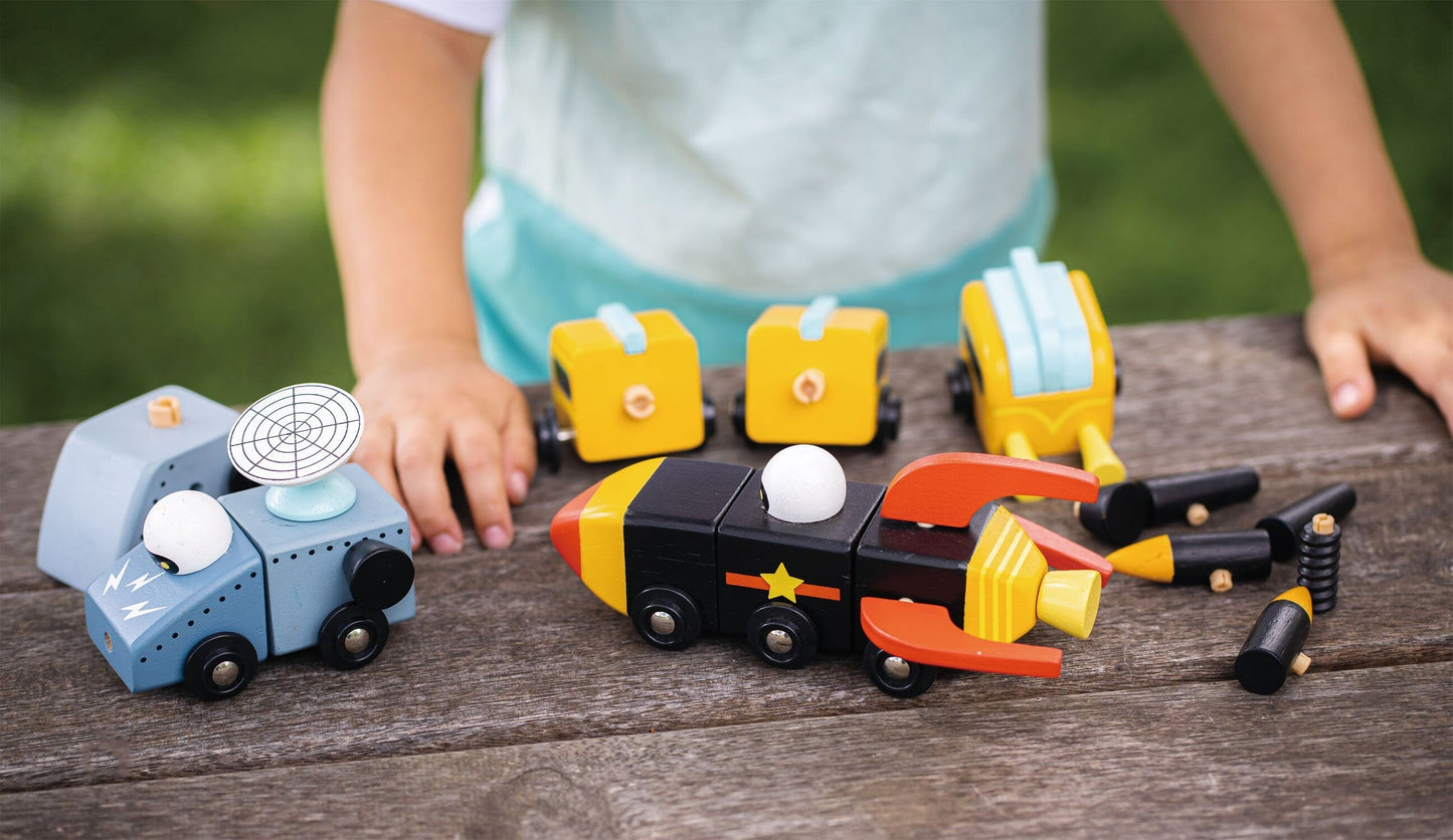 Space Race Toy Spaceships