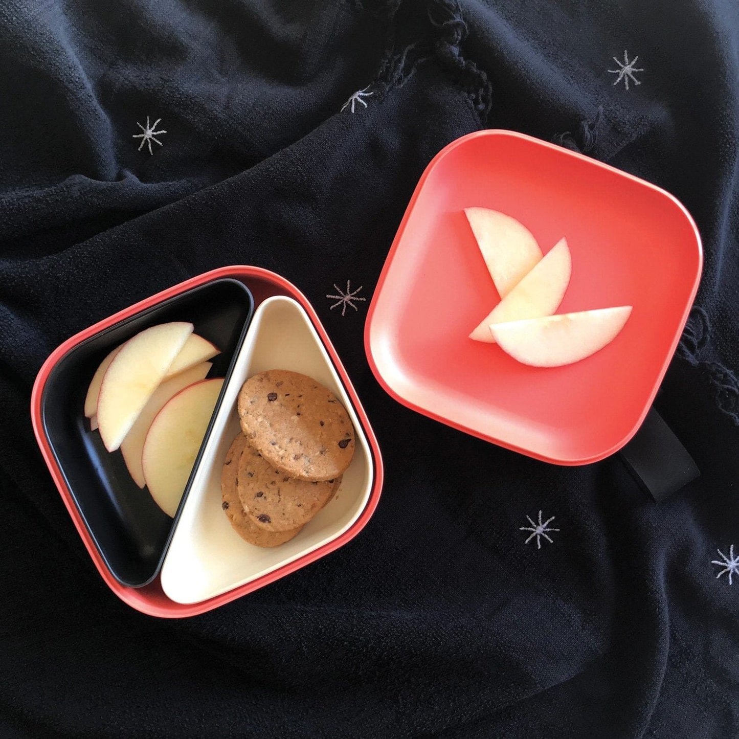 Square Bento Lunch Box - Coral bento