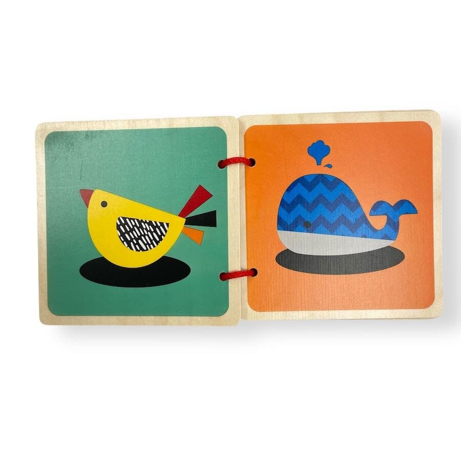 Stroller & On-the Go Toys with Wooden Book Toys
