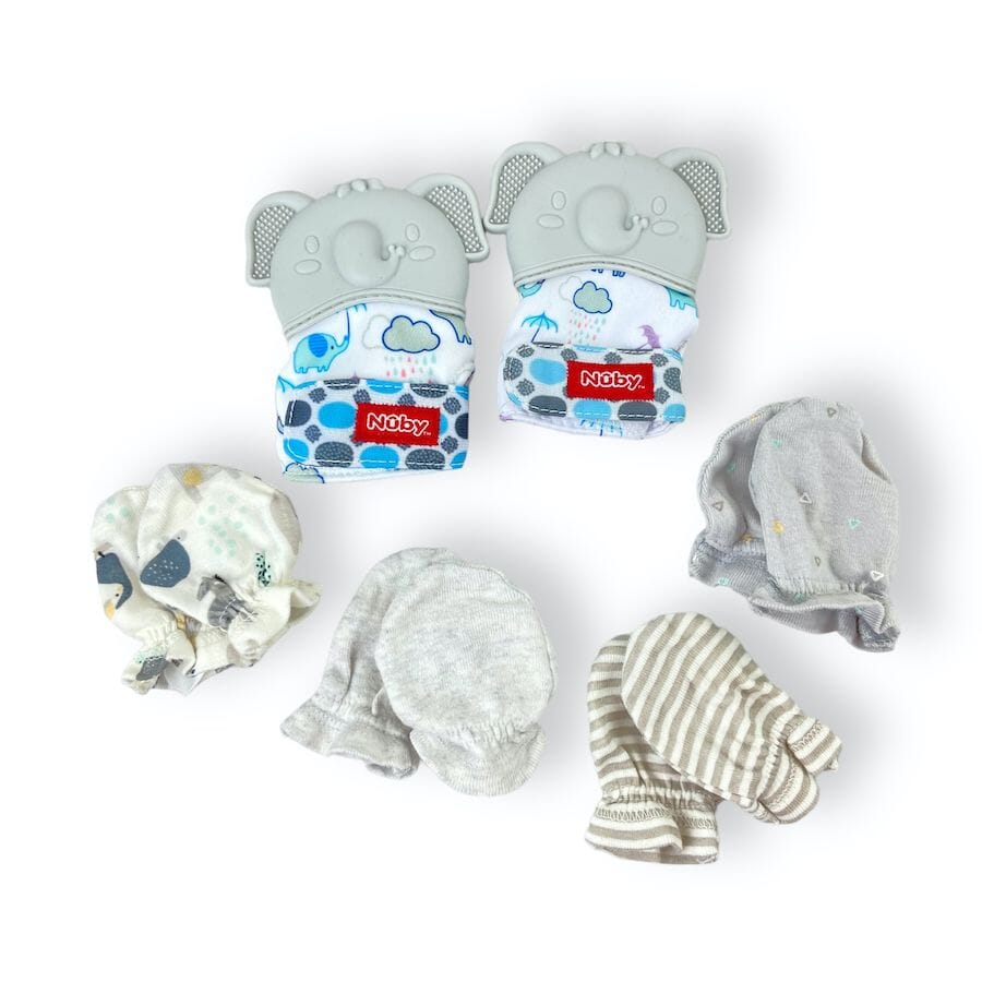 Nuby - Teething Mittens Bundle