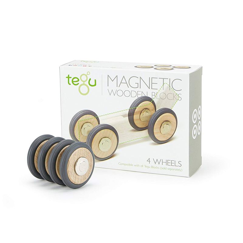 Tegu Magnetic Wooden Wheels Set
