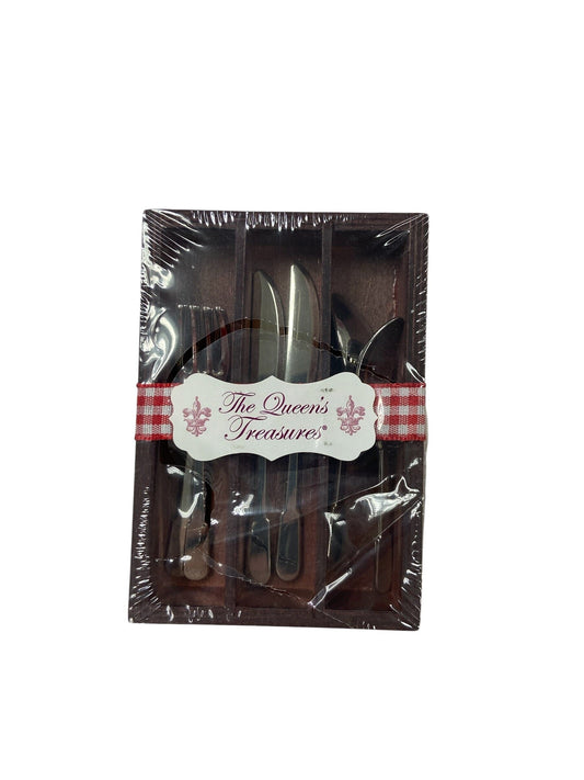 The Queens Treasures Silverware Set for 18" Dolls Toys