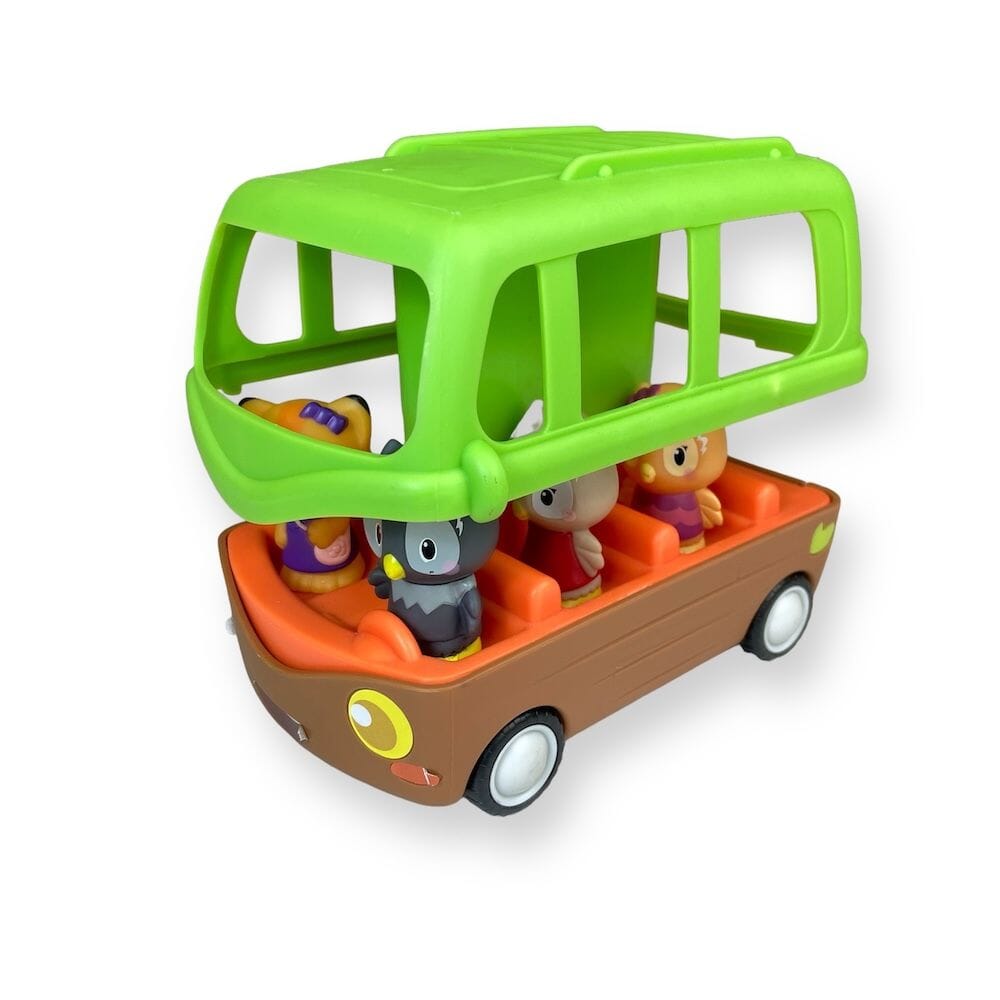 Timber Tots Schoolhouse and School Bus Toys