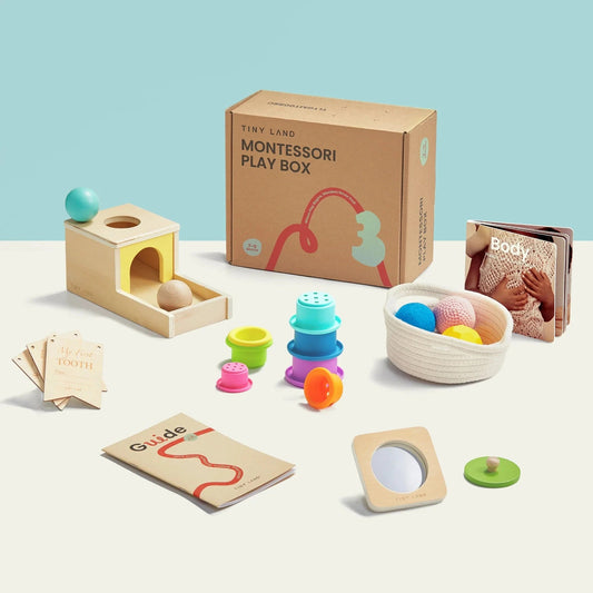 Tiny Land - Tiny Land® Montessori Toys Set for Infant 7 - 9 Months