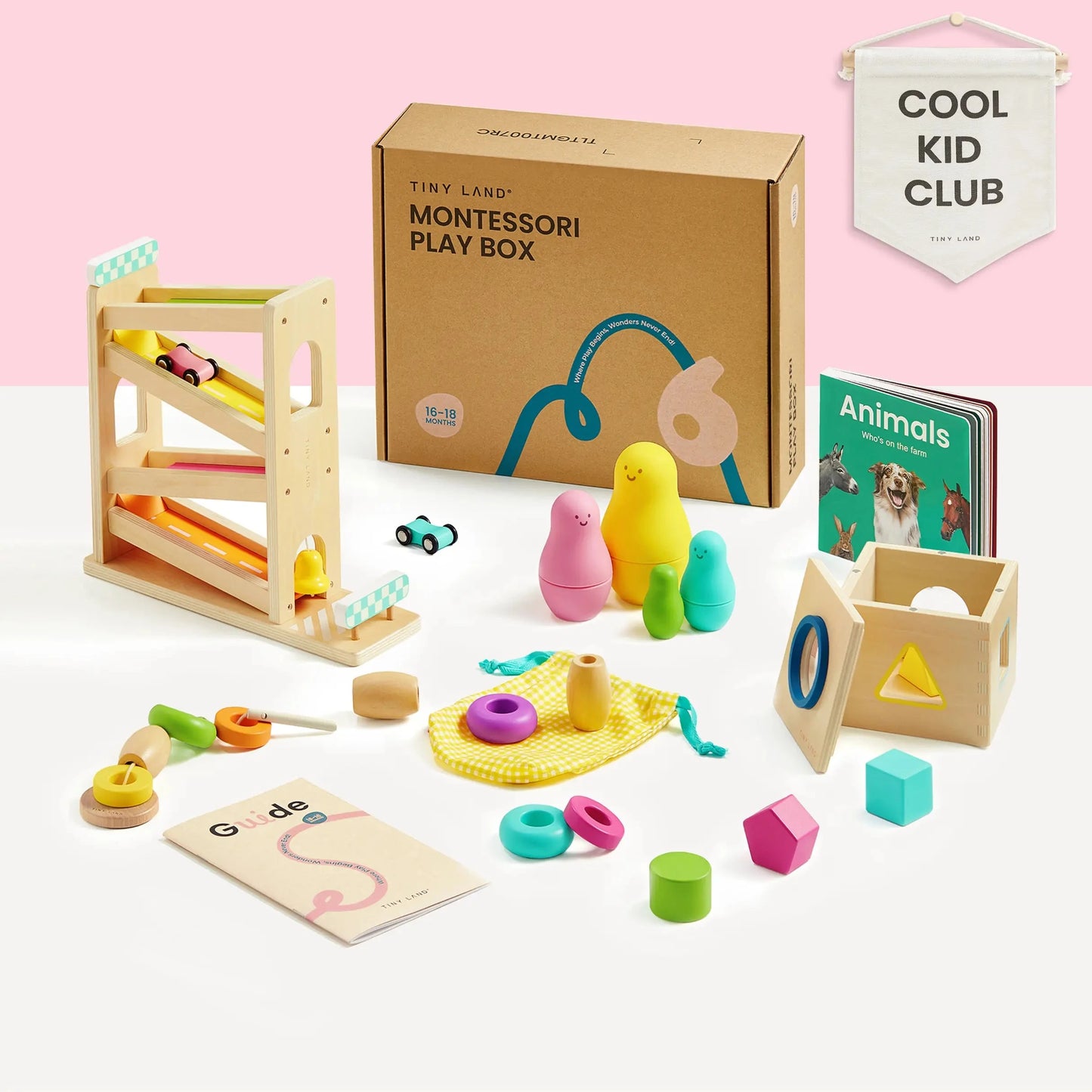 Tiny Land® Montessori Toys Set for Toddlers 16-18 Months