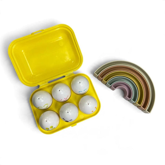 Toddler Toy Bundle with Toomies Egg Matching Game Toys