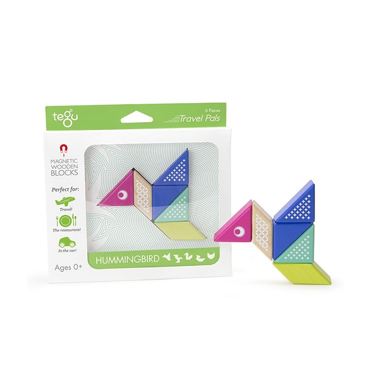 Travel Pals - Hummingbird Magnetic Wooden Blocks