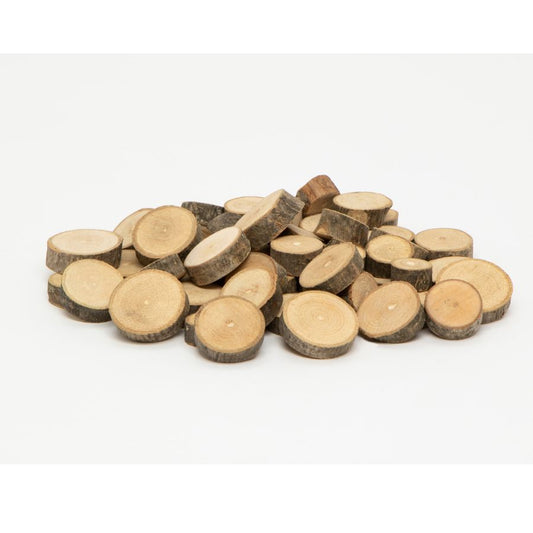 Tree Blocks Natural Wood Craft Rounds Toys