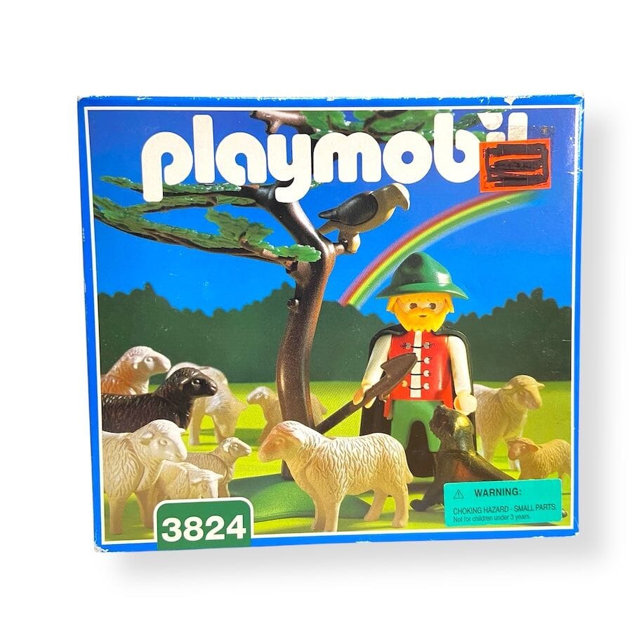 Vintage Playmobil Shepard and Sheep Set Toys