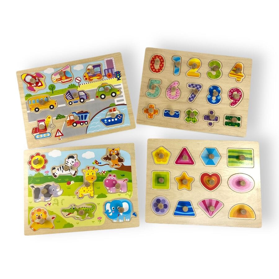 Wood City Wooden Puzzle Set Puzzles