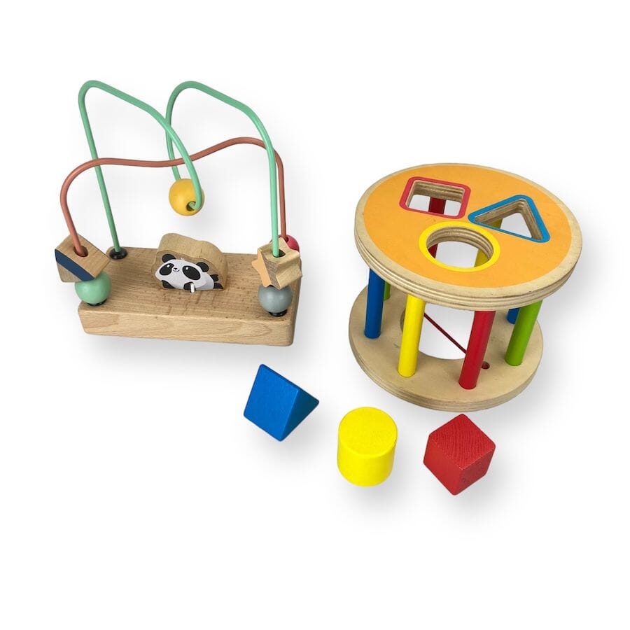 Wooden Learning Toy Bundle Toys