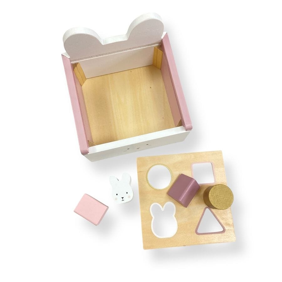 Wooden Shape Sorter with Bunny Toys