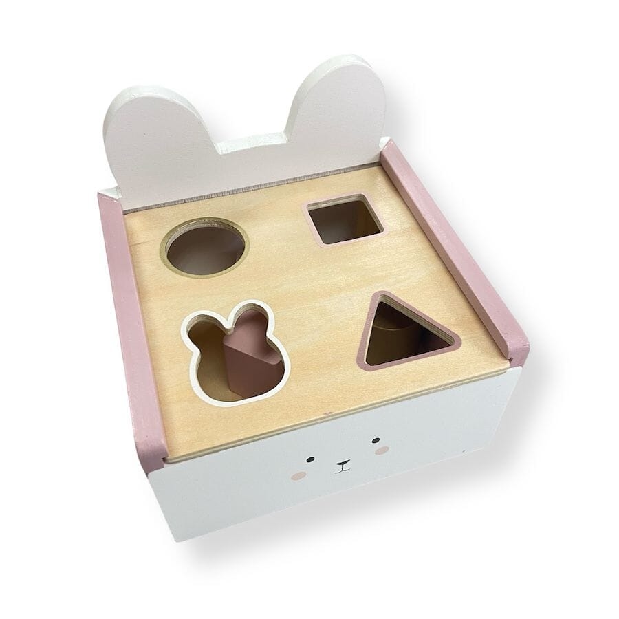 Wooden Shape Sorter with Bunny Toys