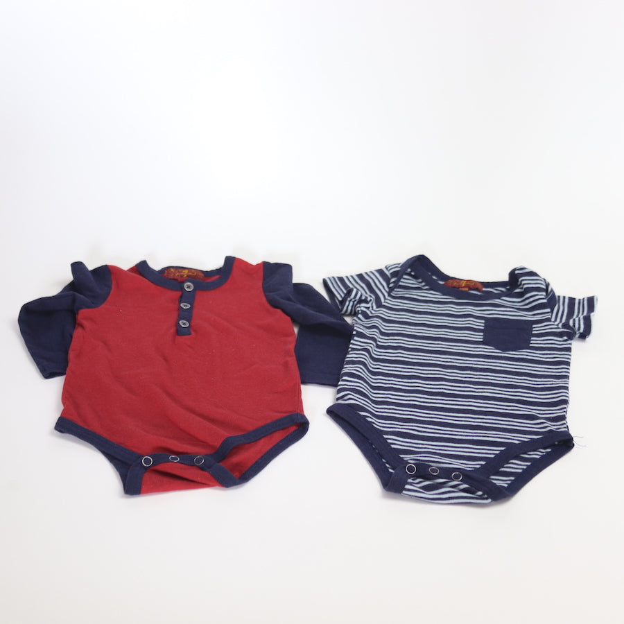 7 For All Mankind Onesie and Pant Set Size 3-6M