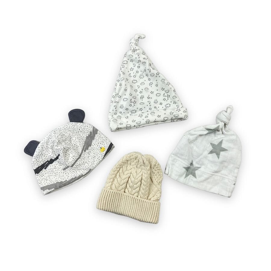 Baby Caps Bundle with The Bonnie Mob 0-6M Clothing