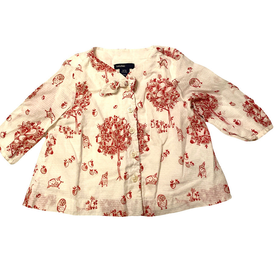 Baby Gap Button Down Top 12-18M
