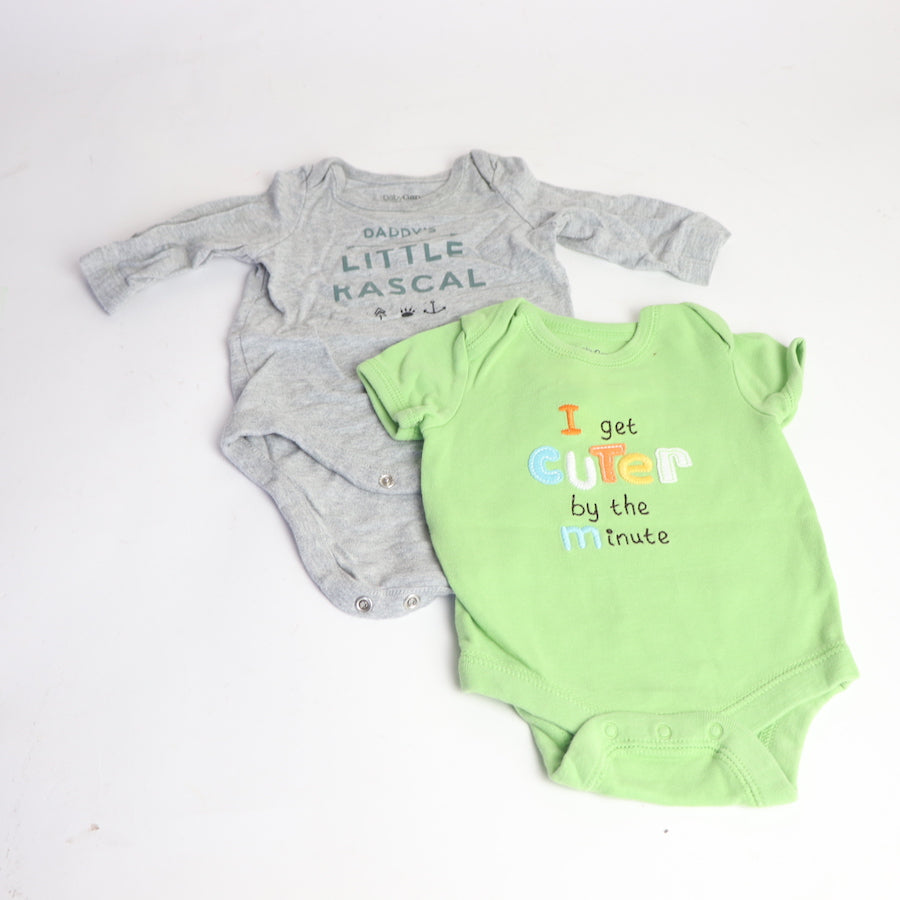 Baby Gap Onesie Set Size 0-3M