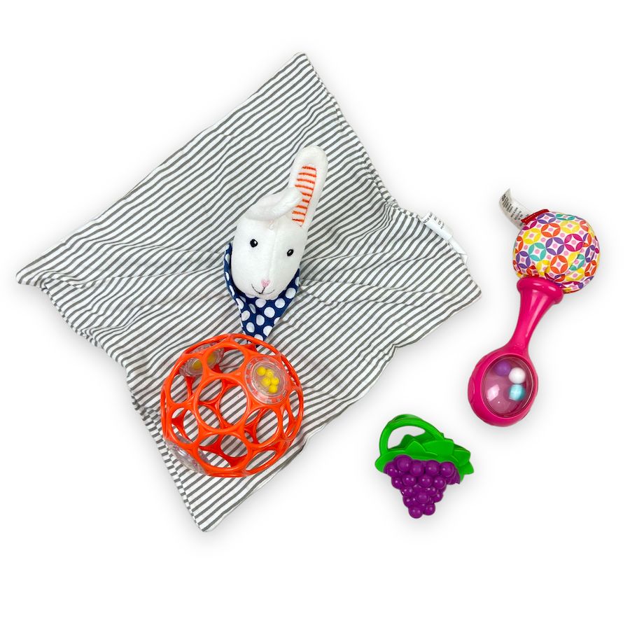 TOYCYCLE - Baby Teether and Rattle Bundle - OBall