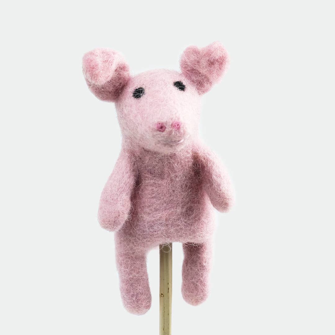 Barnyard Buddies Finger Puppet - Pig
