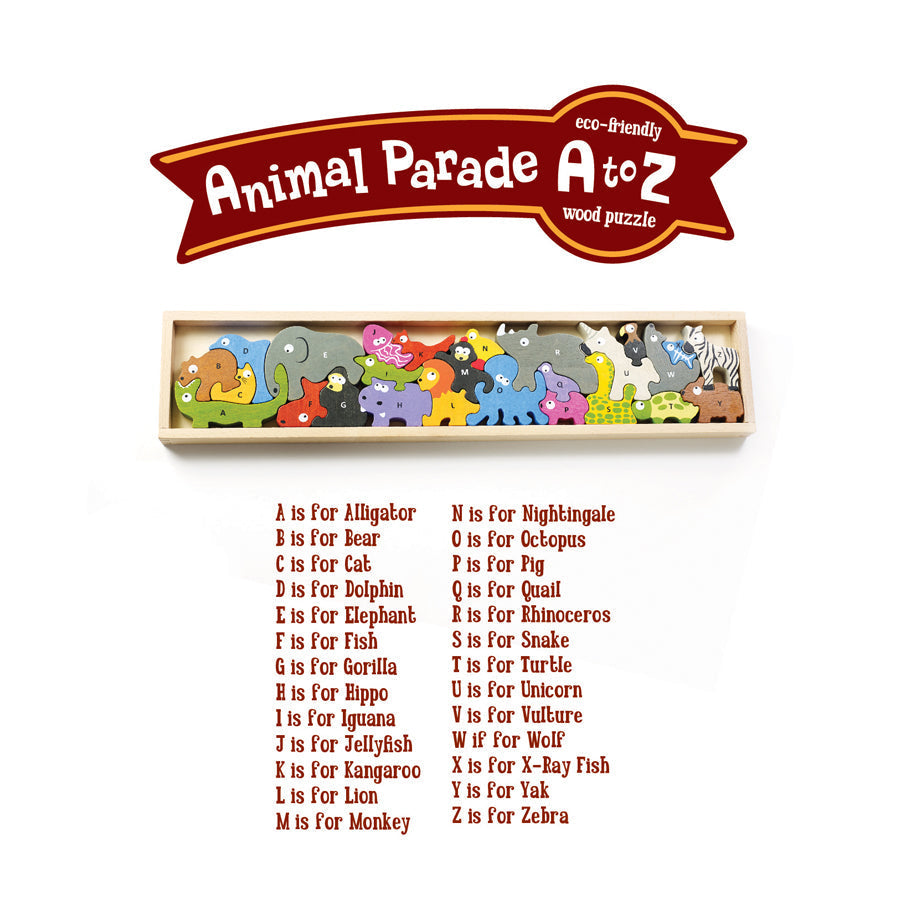 BeginAgain Jumbo Animal Parade Alphabet Toys