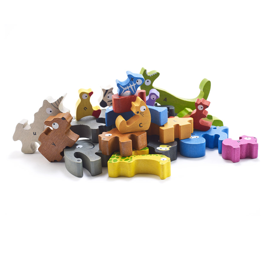 BeginAgain Jumbo Animal Parade Alphabet Toys