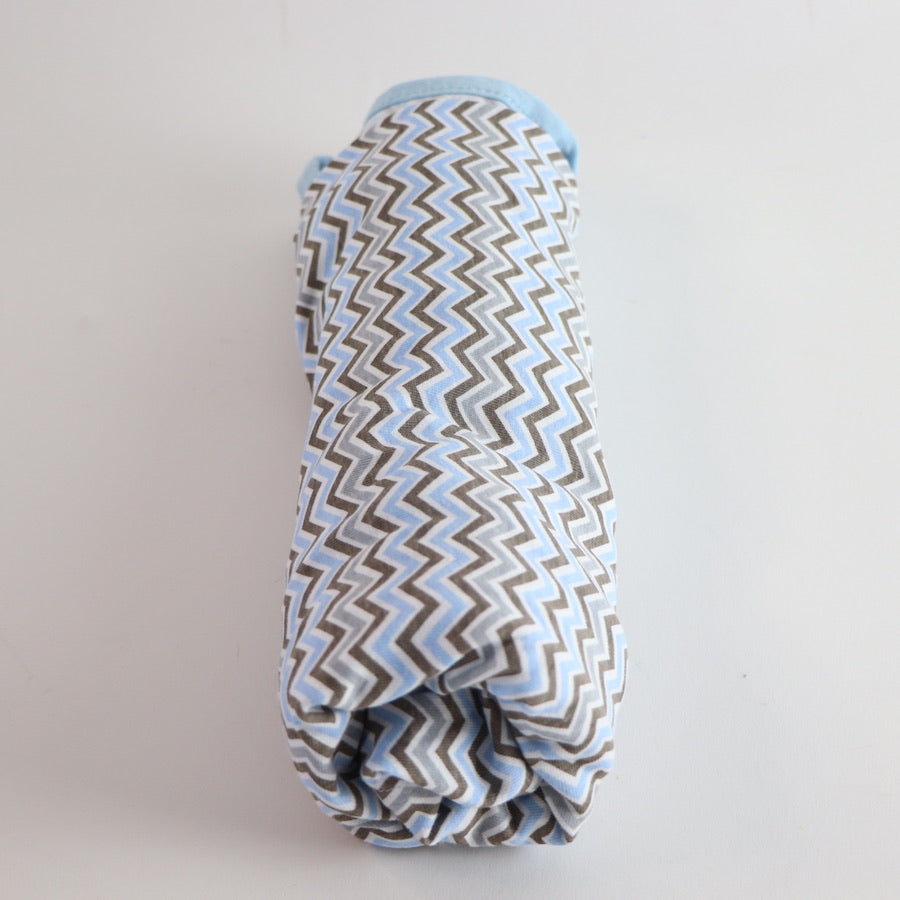 Blue Chevron Print Miracle Blanket