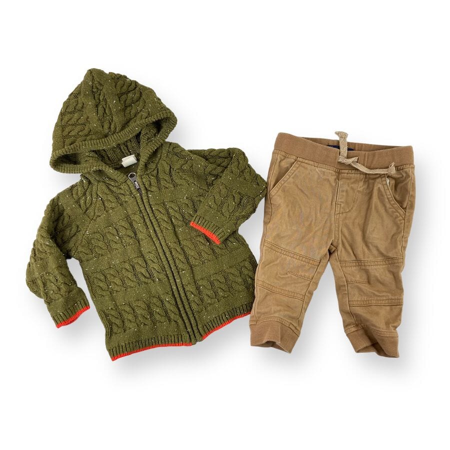 Cardigan & Pants Bundle 9-12M Clothing