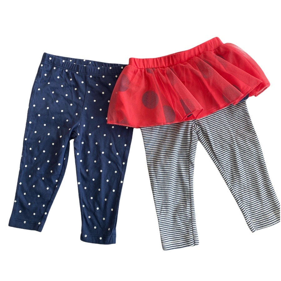 Carters Baby Leggings Set 9M