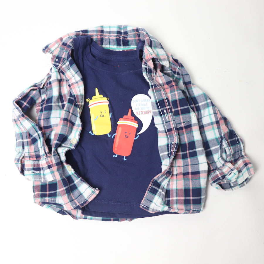 Carter's & Cat & Jack Top Set 12M