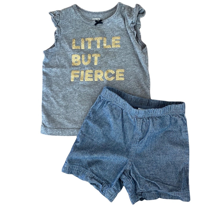 Carter's Girls' Top and Shorts Set 12M