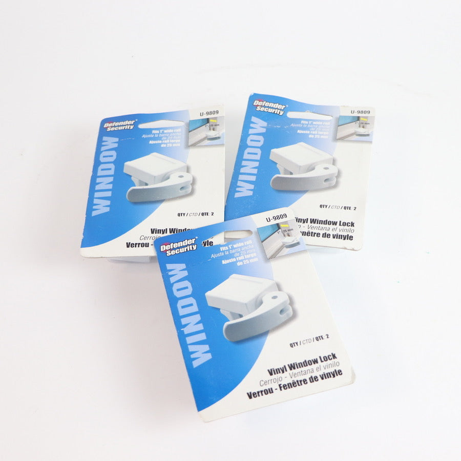 Defender Security Vinyl Window Locks