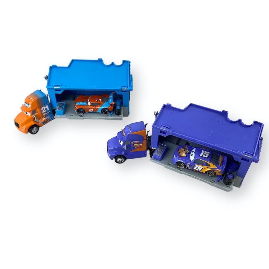 Disney Pixar Cars Bundle with Haulers Toys
