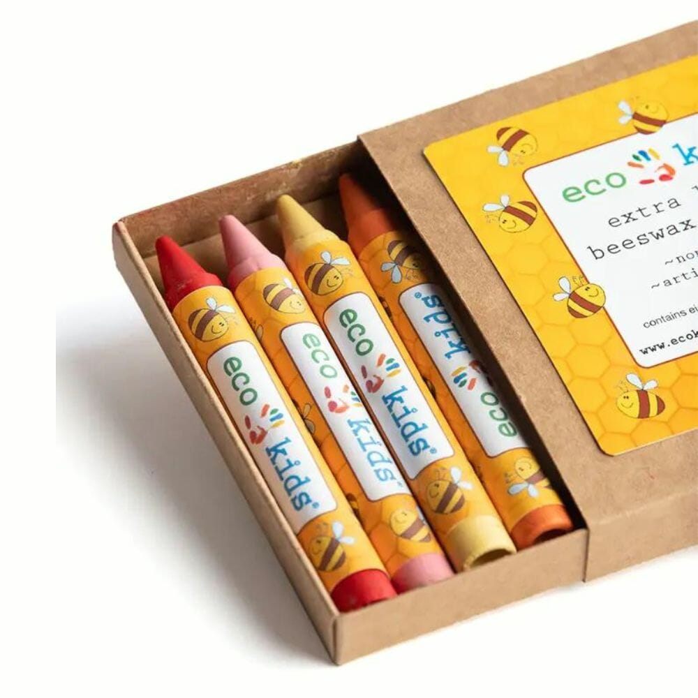 eco-kids Beeswax Natural Crayons - Extra Large Art Supplies