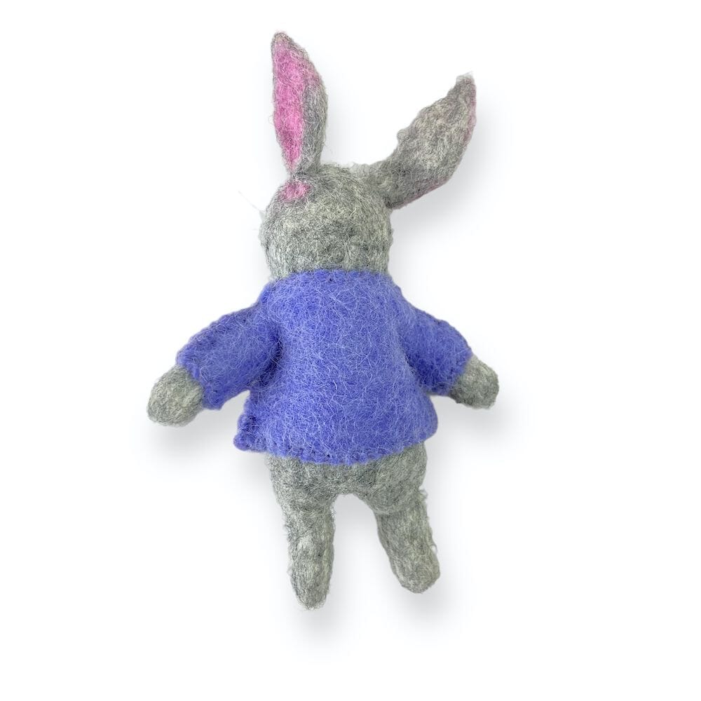 Felt Bunny Finger Puppet Toys
