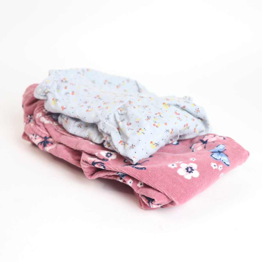 Flowers & Butterflies Outfit 2-3T