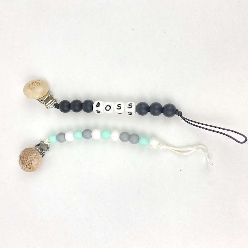 Glitter & Spice Pacifier Clips