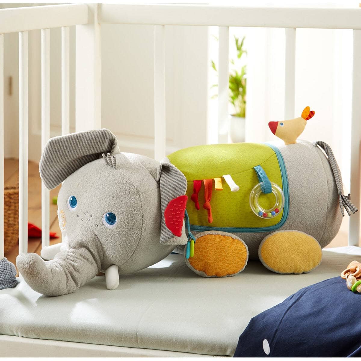 HABA Elephant Discovery Pillow Plush Baby
