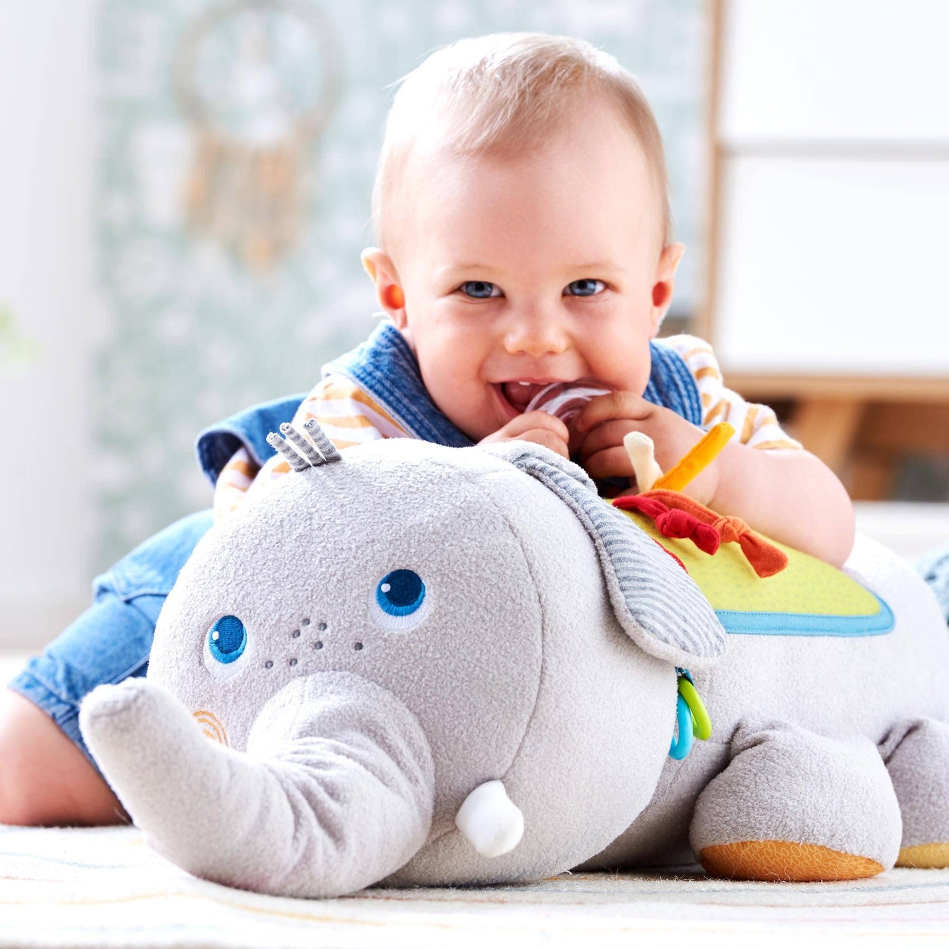 HABA Elephant Discovery Pillow Plush Baby