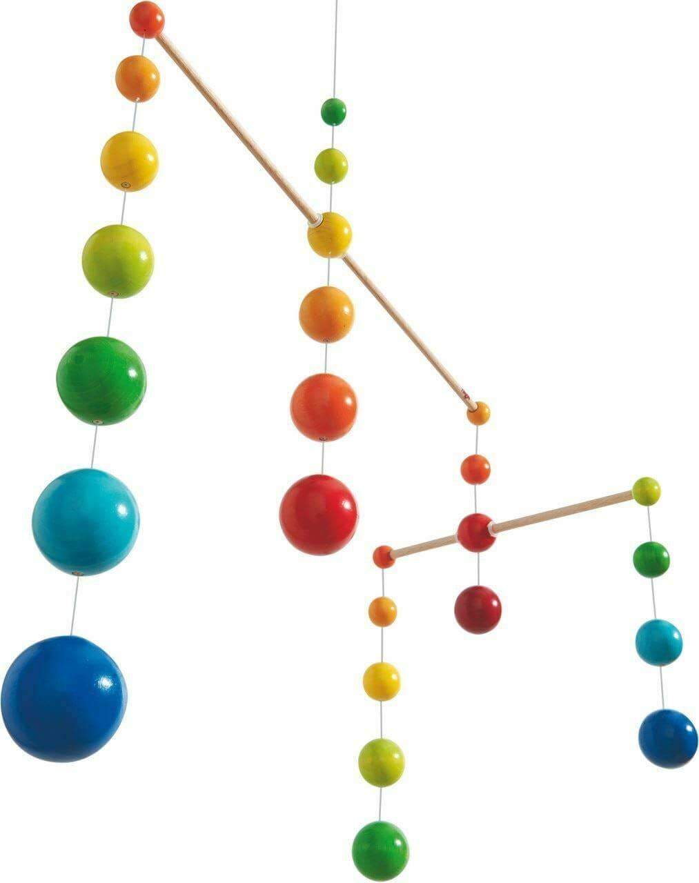 HABA Wooden Rainbow Mobile Wooden Baby