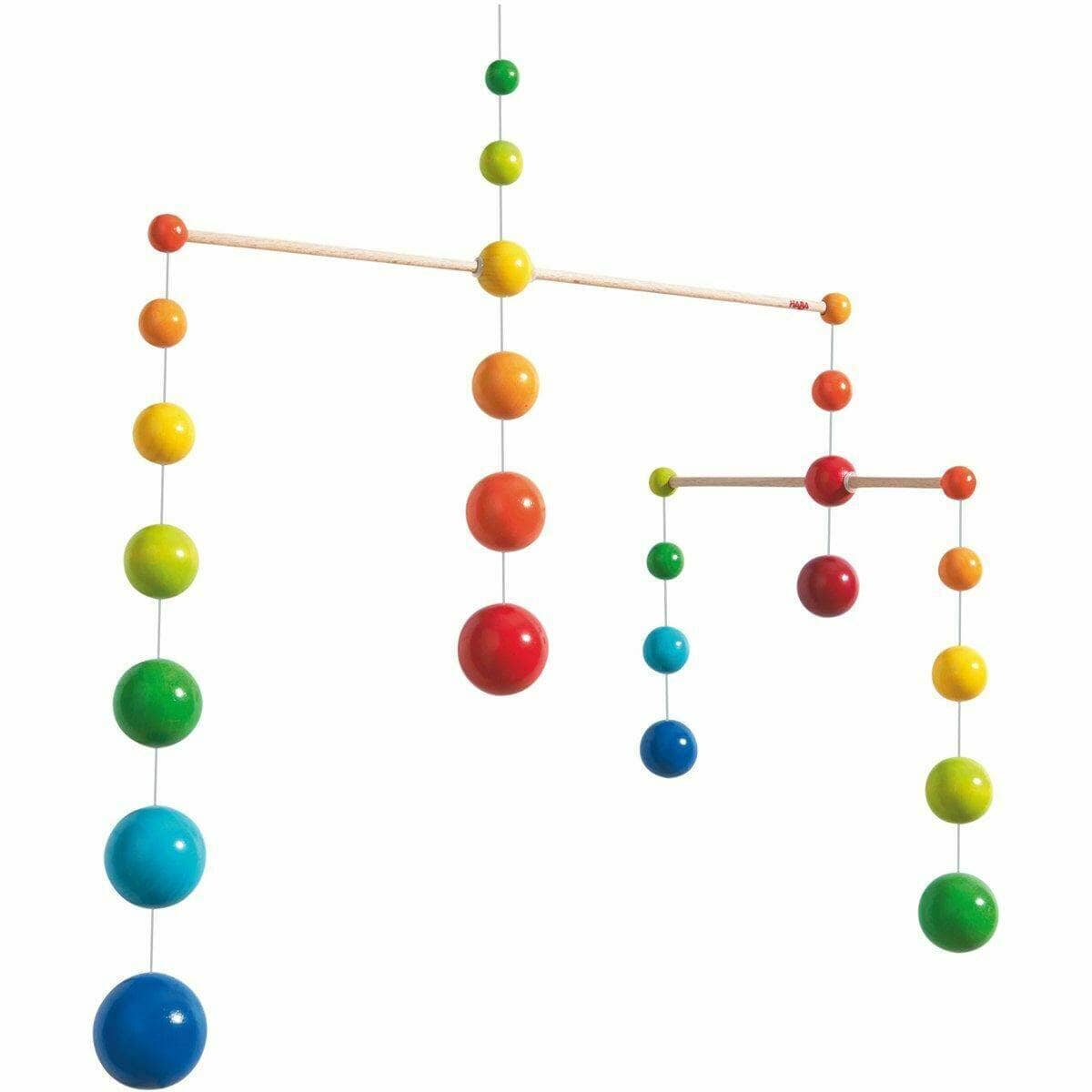 HABA Wooden Rainbow Mobile Wooden Baby