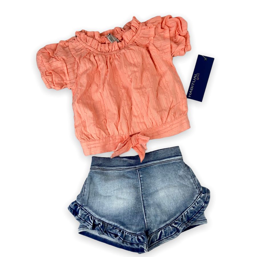 Habitual Girl Shorts and Top 12M