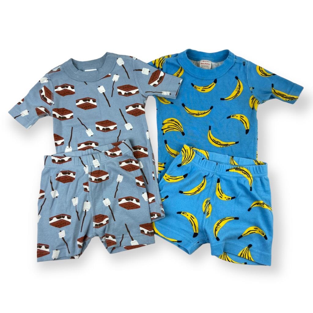Hanna Andersson Short-pants Pajama Set 4Y Kids Sleepwear